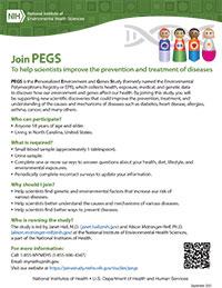 PEGS Flyer Image